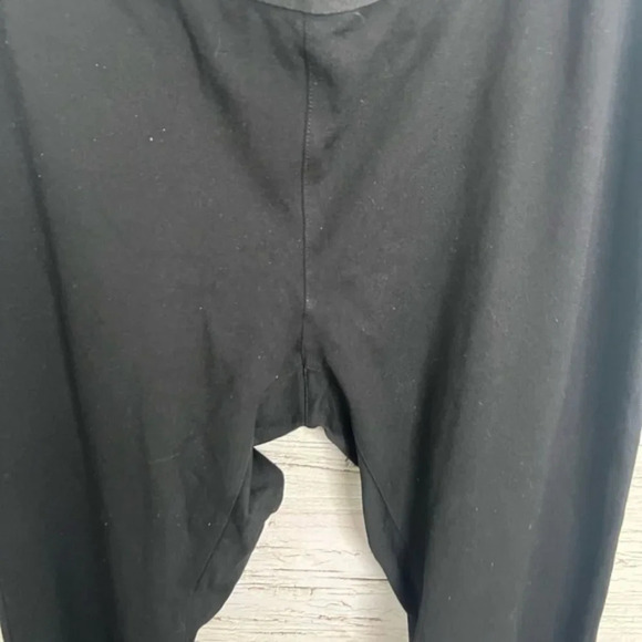 Eileen Fisher Lightweight Pullon Ankle Leggings Small Black Elastic Waist - Picture 3 of 8